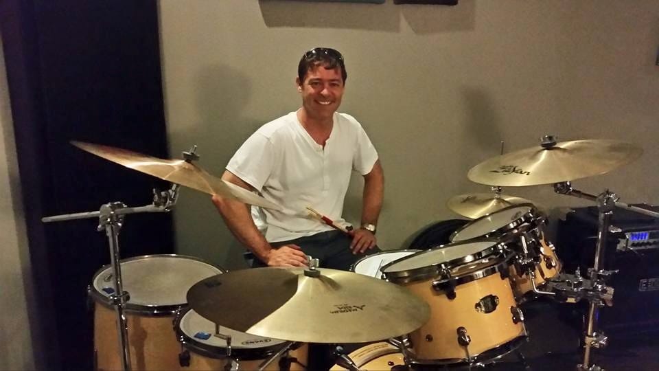 Mark Bergeron drummer for local Austin TX band TASSCC Masters